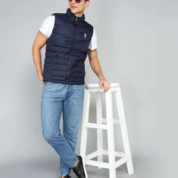 u.s. polo assn. Men Solid Quilted Jacket image 2