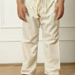 Readiprint Fashions Boys Floral Printed Regular Pure Silk Kurta with Pyjamas image 2