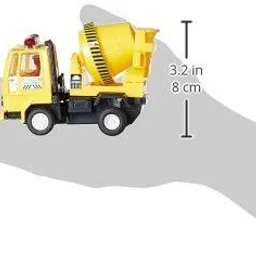 pezyox Plastic Pull Back Concrete Mixer toy for kids image 5
