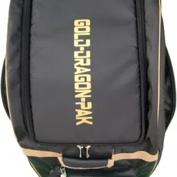 glitter Gold-Dragon-Pak Cricket Kit Bag Pittho Style with Wheel (Shoe Cave & Bat Holder) image 2