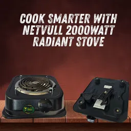 netvull 2000 Watt ISI ELEMENT Electric Coil Cooking Gas Stove Induction Cooktop Electric Cooking Heater image 2