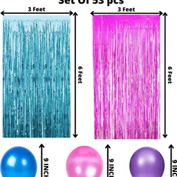 party decorz Marathi Baby Shower Decoration(Banner+Props+ Balloons+Curtain+White Golden Sash) image 4