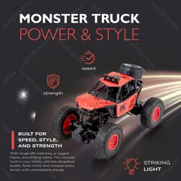 saaishvi Rock Crawler Monster Car with light & Smoke image 2