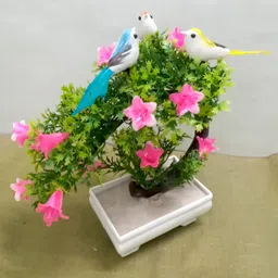 resilience Home Decoration Artificial Plant Bonsai Wild Artificial Plantwith Pot image 2