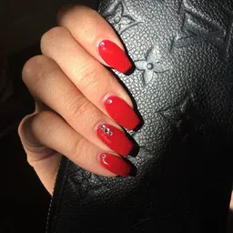 tanvi27 Nail Lacquer Quick Dry Long Lasting Cherry red Nail Polish Cherry red image 5
