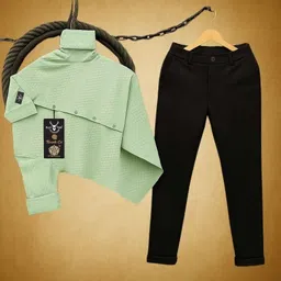 black deer Men Cotton Blend Shirt Pant Set-picture-30