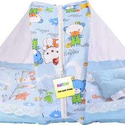 kwitchy New Born Baby Mosquito Net Bed With Bed Protedtor image 3