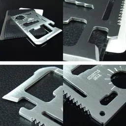 SKA Alloy Steel Ininja Tools Black Swiss Army Knive(18 In 1 Multipurpose) (11 In 1 Card Knife) image 3