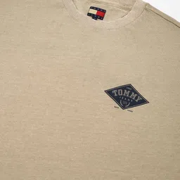Tommy Hilfiger Men Typography Printed Round Neck Cotton Relaxed Fit T-shirt image 2