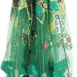 infispace Ladoo Gopal Ji Fancy Chhatri Umbrella for , 12 Inchs & Green Color pack of 4 Umbrella-picture-18