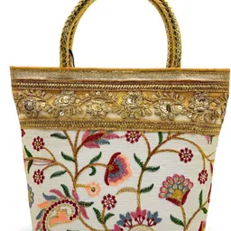 lamisa fashion Party Gold, White Clutch-picture-45