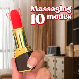 SWEET HAVEN USB Chargeable Secret Lipstick Massager, 10 Modes Strong Travel Friendly Lipstick Massager image 2