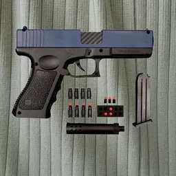 Shooting Game Toy Guns for Kids & Adults Soft Bullets Gun-TG67 Guns & Darts-image-1