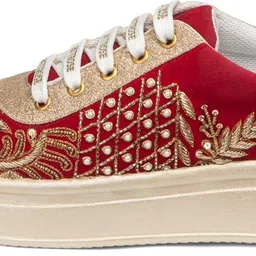 rettrose RR1225 - Crimson Crown Sneakers For Women-picture-10