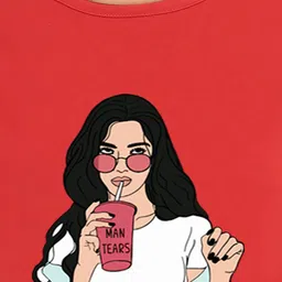 CHOZI Pack Of 2 Graphic Printed Bio Finish Cotton T-shirt image 3