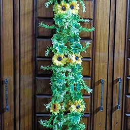 kingstyle impex Artificial Flowers Home Decoration Vine Creepers Plant Wall Hanging Chain 1819I Multicolor Sunflower Artificial Flower-picture-24