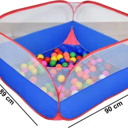 healthysleeping Ball Pool for Kids Indoor and Outdoor Blue(Without Balls) Tent - For Kids image 2