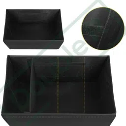double r bags Car Accessories for Trunk Dicky Boot Organizer Storage with Lid Cover for SUV Cars Minivan Cargo Organizers and Portable Handle Trunk Organizer image 5