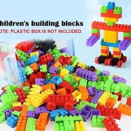 fizzy funs 125+ Pcs Building Block Toy for Kids Fun, Learning & Smart Activity Train Blocks image 2