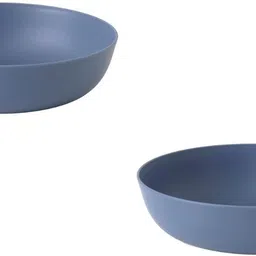 ikea Pack of 2 Plastic Deep plate, blue, 20 cm (7 ¾ ") ( pack of 2 ) Dinner Set-picture-29