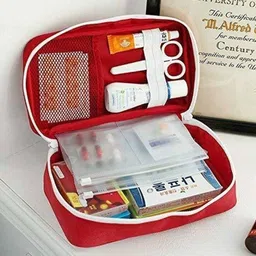 heylark hub First Aid Kit Pouch Emergency Medicine Bag For Travelling Medical Storage Bag First Aid Kit image 3