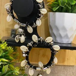 aanya e mart Silver Silver Bangle image 3