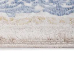 asterlane Blue Abstract Polypropylene 5 ft X 7 ft Machine Made Carpet image 4