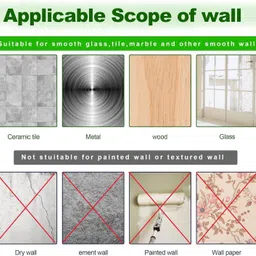 rptrendz 3 PCS ABS Plastic Suction Bathroom Shelf Wall Mounted Shower Basket for Kitchen Plastic Wall Shelf image 2