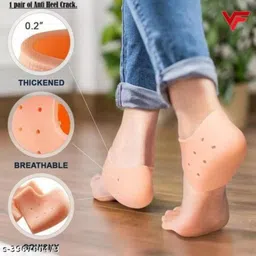 hiddenbeauty HEEL ANTI CRACK SETS ONE PAIR Silicone Heel Regular Shoe Insole-picture-32