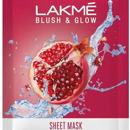 lakmé Blush & Glow Pomegranate Sheet Mask image 1