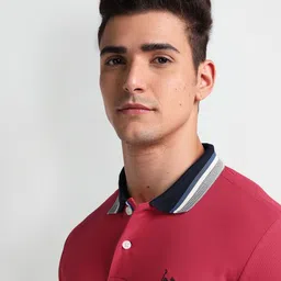U.S. Polo Assn. Denim Co. Short Sleeves Cotton Polo Collar Slim Fit T-shirt image 5