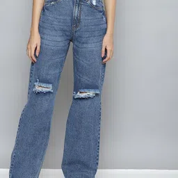 sassafras Women Regular High Rise Blue Jeans-picture-36