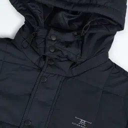 flying machine Men Solid Padded Jacket image 2