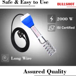 mmtelecom 2000W BRASS 2000 W Shock Proof Immersion Heater Rod image 2