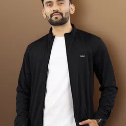 vebnor Men Solid Sports Jacket image 5