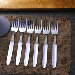 homfro Stainless Steel Table Spoons and Forks Set(NISH) Stainless Steel Cutlery Set image 4