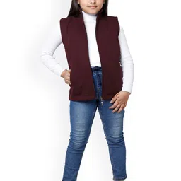 BAESD Girls Pack of 2 Fleece Lightweight Crop Bomber with Patchwork Jacket image 4