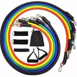 alornor 11 Pcs Exercise Bands for Physical Therapy,Fitness and Stretching Training-F11 Resistance Tube-picture-21