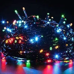 kiyo 2000 LEDs 45.72 m Multicolor Color Changing, Flickering Bulb Rice Lights image 3