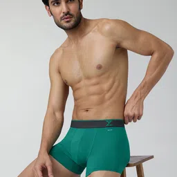 XYXX Men Traq Silver Cotton Trunk image 2