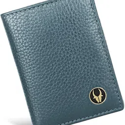 wildhorn Men Casual, Evening/Party, Formal, Trendy Blue Genuine Leather RFID Wallet image 4