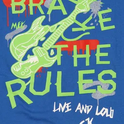 Kiddeo Boys Pack of 5 Multicoloured Printed Round Neck Pure Cotton T-shirts image 2