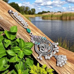 i khodal imitation oxidized saree pin for women/Navratri collection Brooch Brooch-picture-27