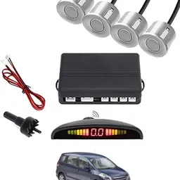 aarsh store Universal 4 Silver Reverse Parking Sensor-AF25A144 Universal 4 Silver Reverse Parking Sensor-AF25A144 Parking Sensor-picture-12