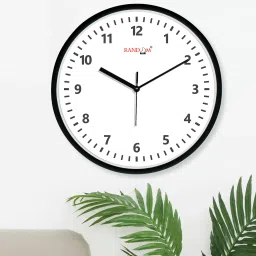 random Plastic 12 Inch Wall Clock image 1