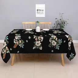 mega cart home Cotton 8 Seater Floral, Printed Table Cover image 3