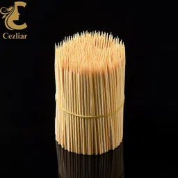 cezliar toothpick bamboo toothpick Table Tooth Picks| Bamboo Wooden Toothpick 300 Sticks image 1