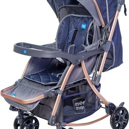 meemee 2-In-1 Baby Pram/Stroller + Rocker, 3 Reclines Position, 5-Point Harness Stroller Cum Rocker-picture-30