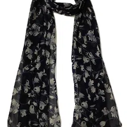 stolevilla Printed Chiffon Women Multicolor Scarf, Stole, Fancy Scarf image 2