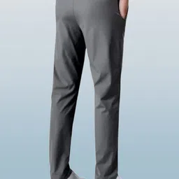 ficka Men Solid Grey Track Pants image 2